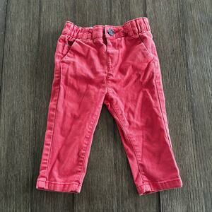 3/$15 Junior J Boys 6-9 Month Pants Red